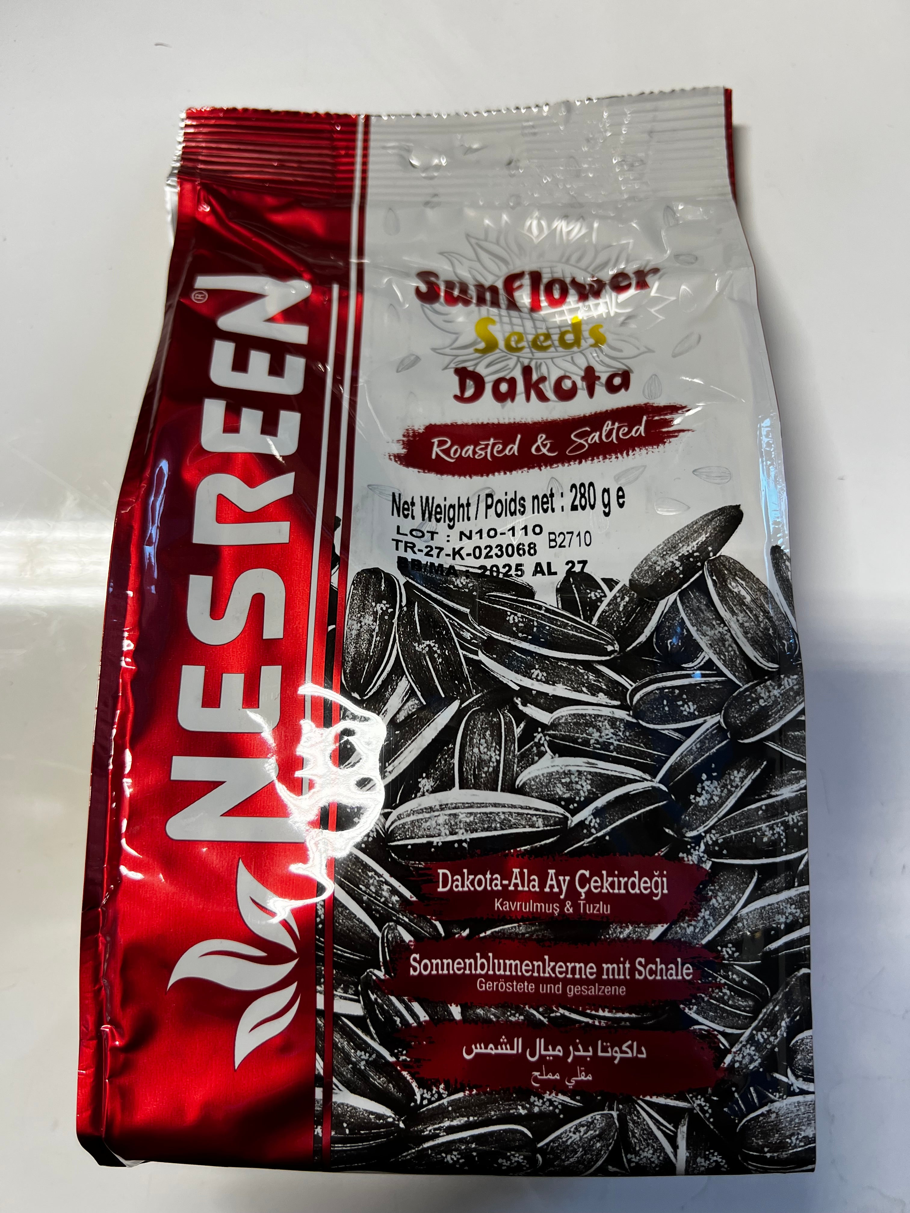 Nesreen Roasted And Salted Sunflower Seeds 280gr 6570