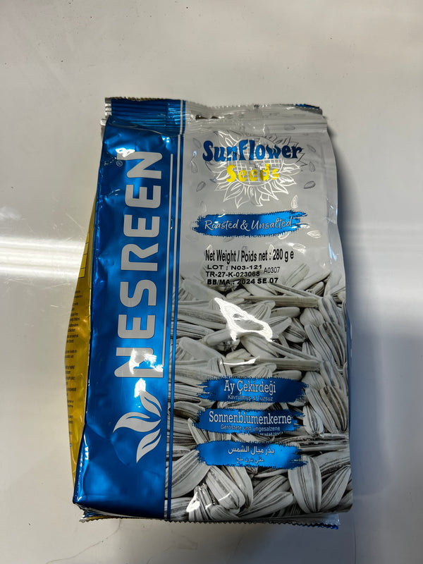 Nesreen Roasted & Unsalted Sunflower Seeds 280Gr