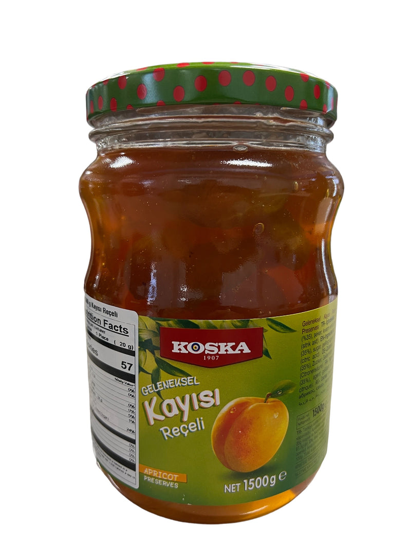 Koska Traditional Apricot Jam 1500Gr - Koska Gelenekel Kayisi Receli 1500Gr