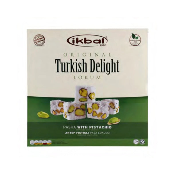 Ikbal Double Roasted Pistachio Turkish Delight 350Gr