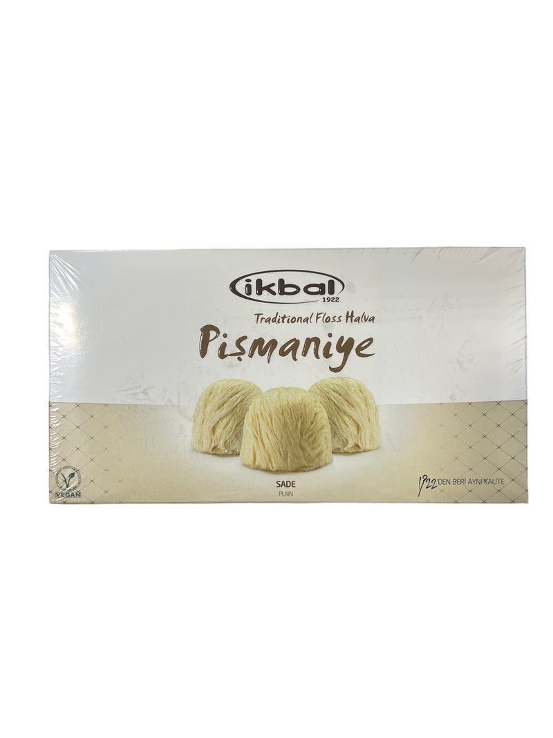 Ikbal Traditional Plain Floss Halva 170Gr - Ikbal Sade Pismaniye 170Gr