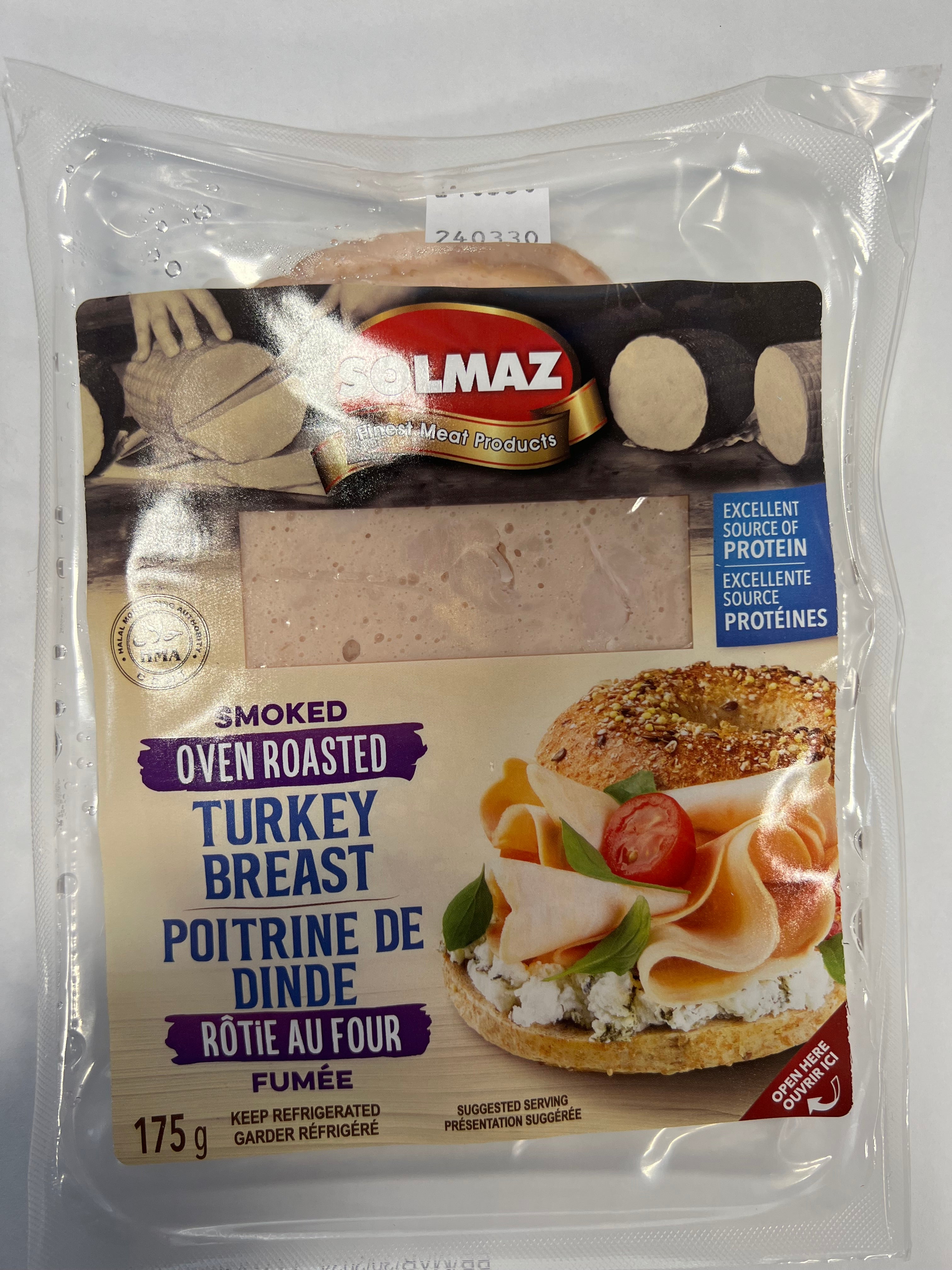 Solmaz Smoked Oven Roasted Turkey Breast 175Gr