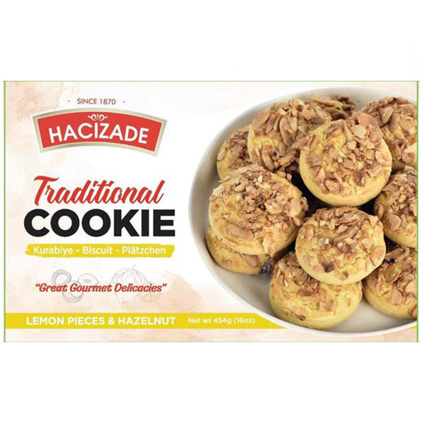 Hacizade Biscuits With Lemon Pieces And Hazelnut 454g