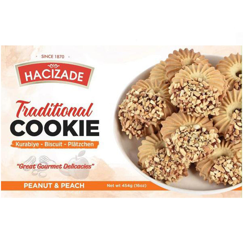 Hacizade Biscuit With Peanut And Peach 454g