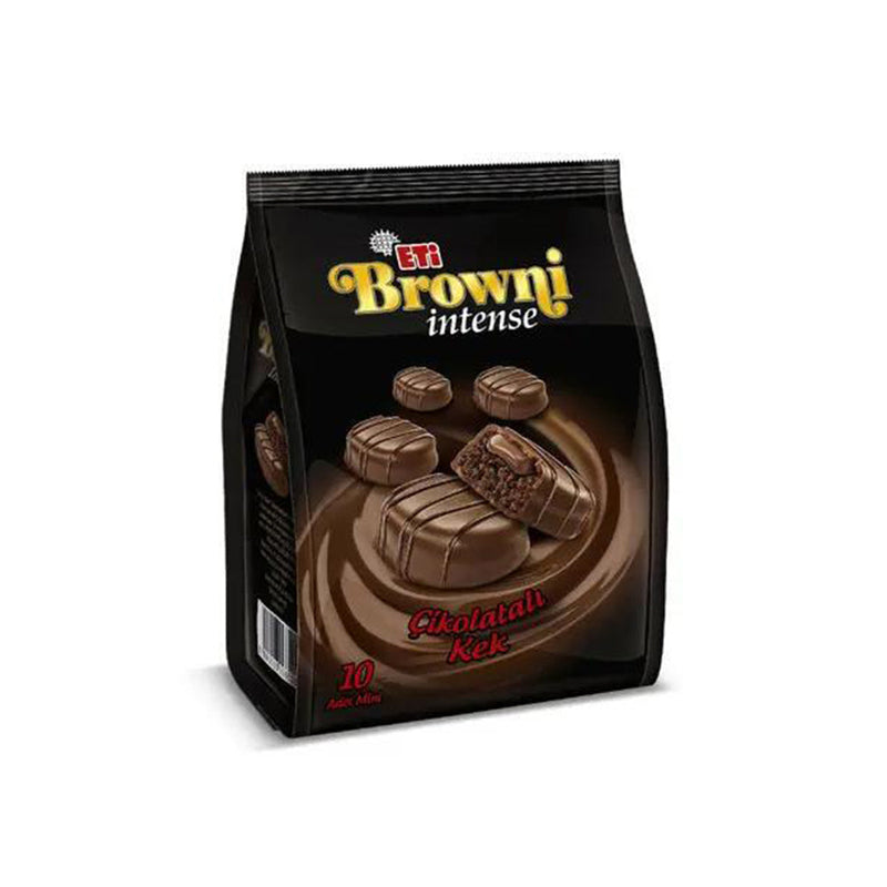 ETI BROWNI INTENSE MINI CHOCOLATE COATED - CREAM FILLED CAKE 160g