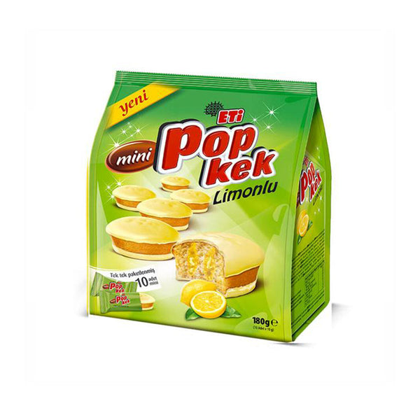 ETI POPKEK MINI CAKE FILLED AND COVERED WITH LEMON SAUCE 180g