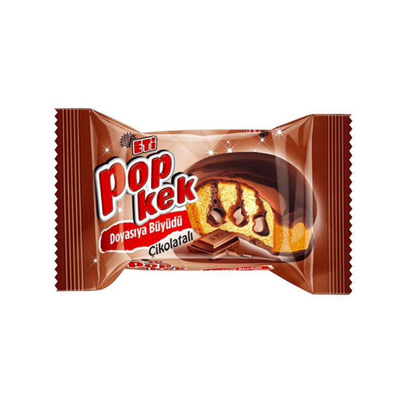 ETI POPKEK SMALL CAKE FILLED AND COVERED WITH CHOCOLATE 60g