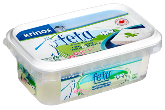 Krinos Cow & Goat Feta Cheese 200g