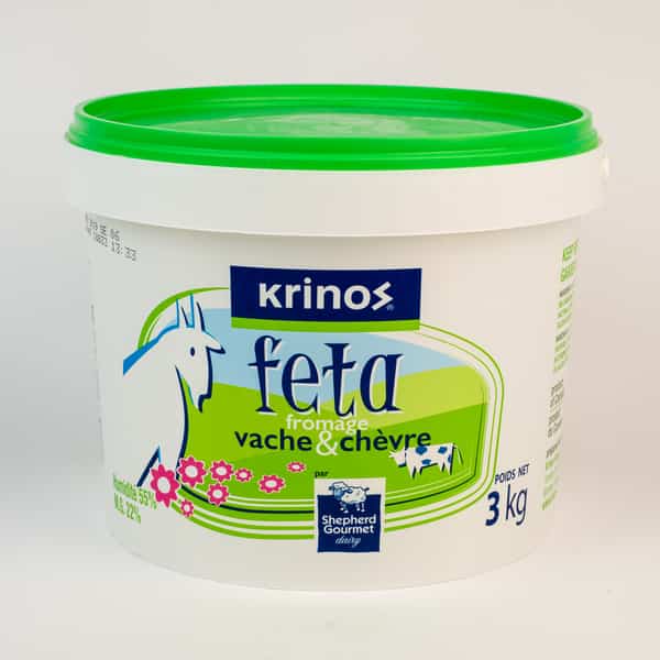 Krinos Feta Cow & Goat Cheese 3Kg / Krinos Feta İnek ve Keçi Peyniri 3Kg