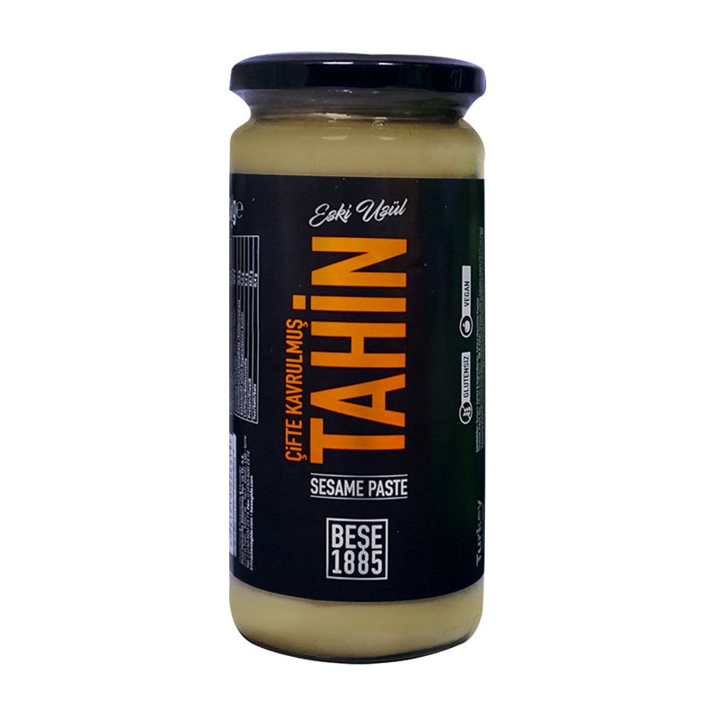 BEŞE - DOUBLE ROASTED TAHINI in GLASS JAR 500 g