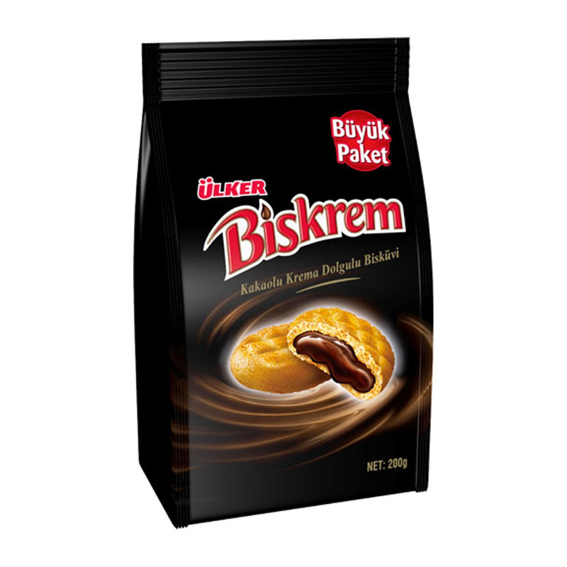 ÜLKER - BISKREM BISCUIT FILLED WITH CACAO CREAM 200g