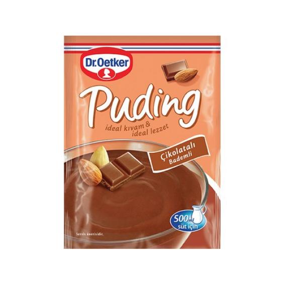 Dr-Oetker Bitter Çikolatalı  Bademli Puding