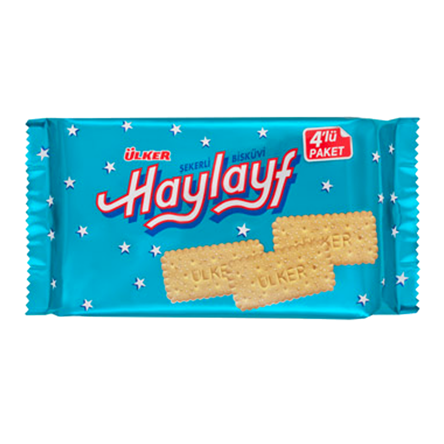 ULKER - HAYLAYF BISCUIT WITH SUGAR 4*64 g
