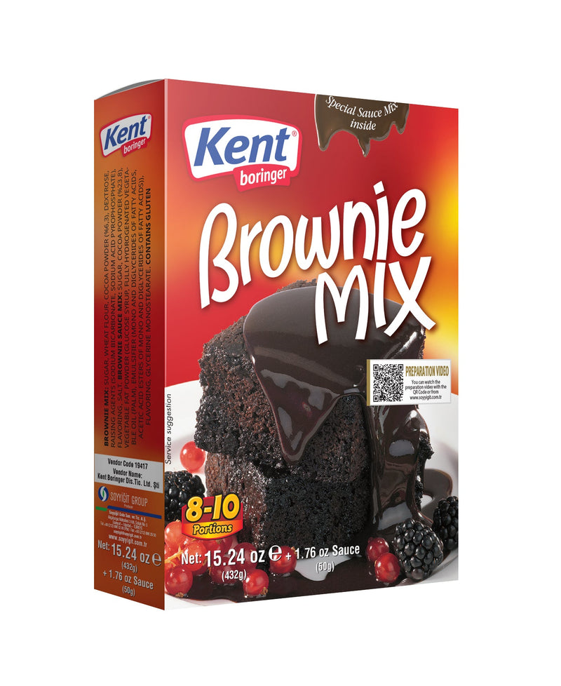 Kent Boringer Brownie Mix 550g