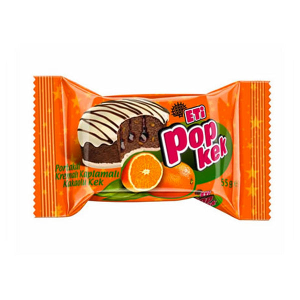 ETI POPKEK SMALL CAKE FILLED WITH ORANGE SAUCE 60 g