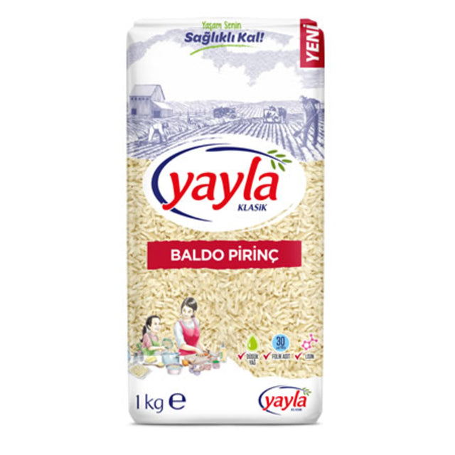 Yayla Baldo Pirinç - Yayla Baldo Rice 1KG